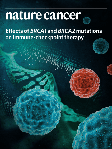 Nature Cancer cover highlighting DDR and immunity